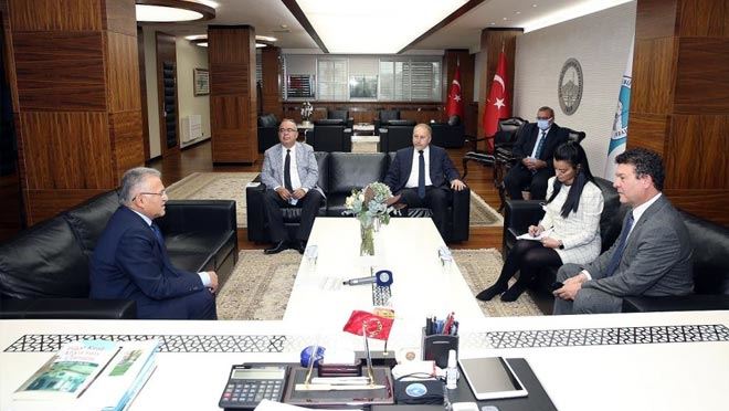 BAŞKAN BÜYÜKKILIÇ BM MÜLTECİLER YÜKSEK KOMİSERLİĞİ TEMSİLCİSİNİ AĞIRLADI