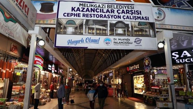 MELIKGAZİ BELEDİYESİ KAZANCILAR ÇARŞISI