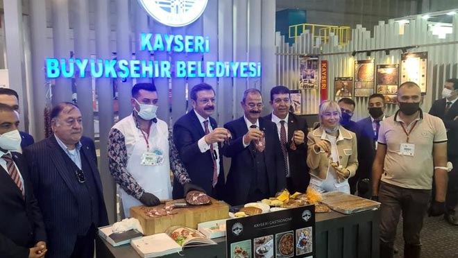 KAYSERİ PASTIRMASI EXPOBEL’DE TANITILDI