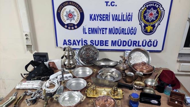 11 HIRSIZLIK OLAYININ ŞÜPHELİSİ YAKALANDI