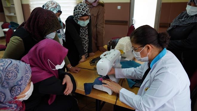 MELMEK’DE EV TEKSTİLİ VE PİKO KURSU