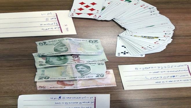 KUMARBAZLARA SUÇ ÜSTÜ