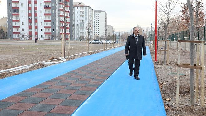 TALAS BELEDİYESİ’NDEN BİSİKLET YOLU ATAĞI