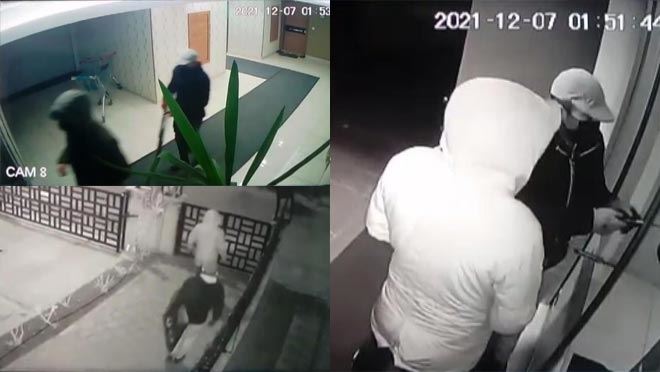 DEĞNEKLİ HIRSIZLAR KAMERADA