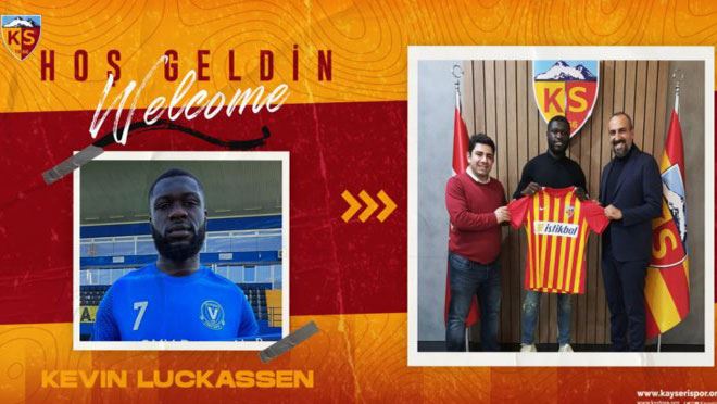 KEVİN LUCKASSEN, RESMEN KAYSERİSPOR