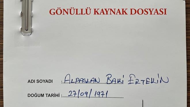 ALPASLAN BAKİ ERTEKİN YERLİ AŞI İÇİN GÖNÜLLÜ OLDU