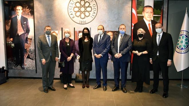 5 ÜLKENİN BÜYÜKELÇİLERİNDEN KTO’YA ZİYARET