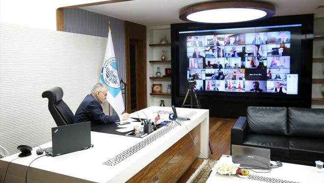 BAŞKAN BÜYÜKKILIÇ, İL PANDEMİ KURULU TOPLANTISI