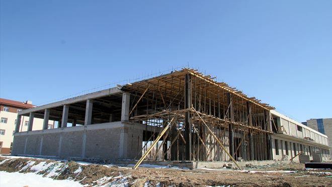 BÜNYAN TİCARET MERKEZİ İNŞAATI DEVAM EDİYOR