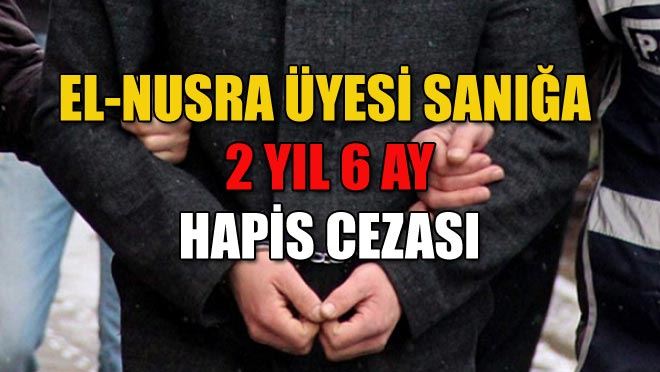 EL-NUSRA ÜYESİ SANIĞA