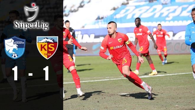 BİR PUANA RAZI OLDUK