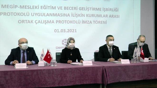 KAYSERİ’DE MEGİP KURUMLAR ARASI ORTAK ÇALIŞMA PROTOKOLÜ İMZALANDI