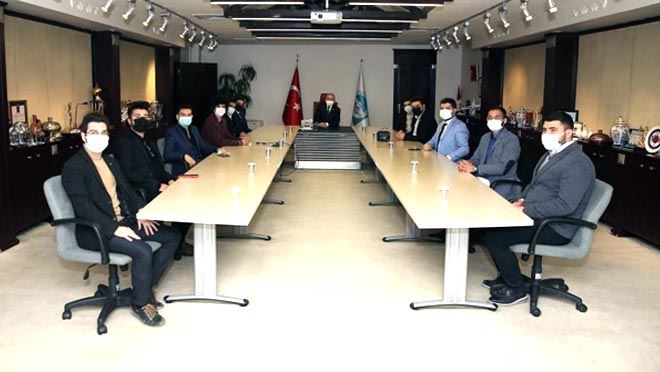 MTTB KAYSERİ ŞUBESİ, BAŞKAN BÜYÜKKILIÇ’I ZİYARET ETTİ