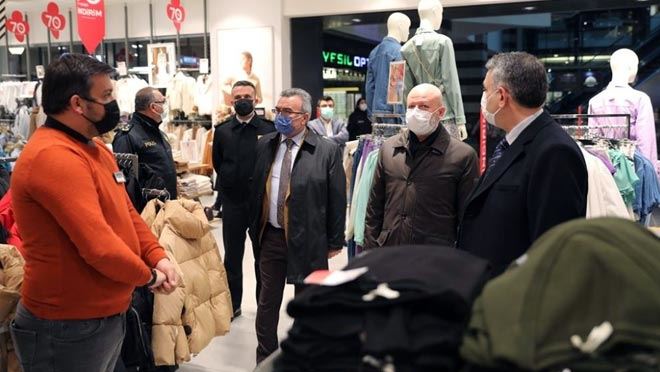 ÇOLAKBAYRAKDAR İŞLETMELERİ ZİYARET EDİP, ALINAN ÖNLEMLERİ DENETLEDİ