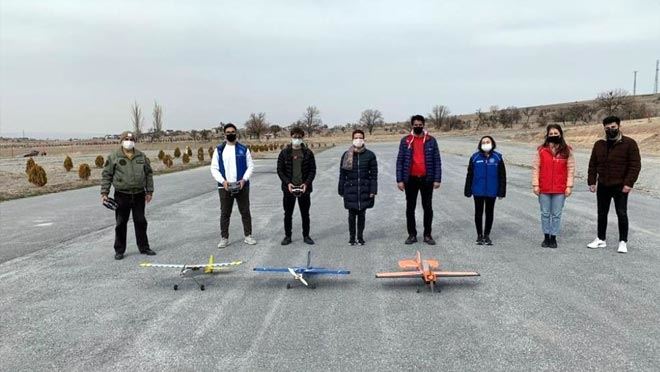 MODEL UÇAK TESTTEN BAŞARIYLA GEÇTİ