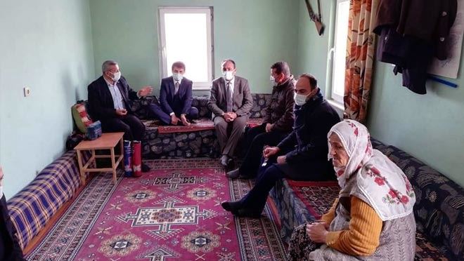 KAYMAKAM CEBECİ VE BAŞKAN ŞAHİN