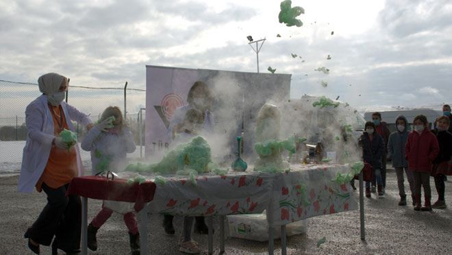 KAYSERİ BİLİM MERKEZİ, YOZGAT’TA ÖĞRENCİLERLE BULUŞTU