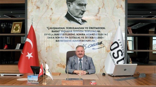 OSB BAŞKANI NURSAÇAN ÜÇ AYLIK DİLİMİNDE GERÇEKLEŞEN FAALİYETLERİ DEĞERLENDİRDİ