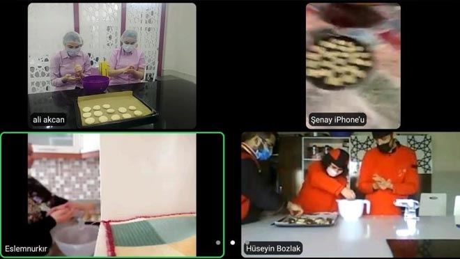 ÖĞRENCİLER EVLERİNİ ATÖLYEYE ÇEVİRDİ