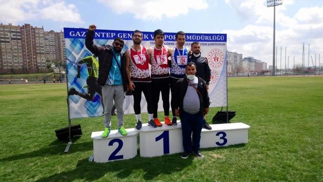 GÖRME ENGELLİLER ATLETİZM TÜRKİYE ŞAMPİYONASI’NDA KAYSERİ RÜZGARI