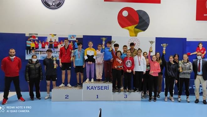 MASA TENİSİ YEREL LİG 3. ETAP MÜSABAKALARI TAMAMLANDI