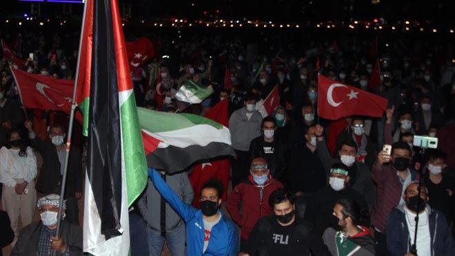 KAYSERİ’DEN FİLİSTİN’E DESTEK