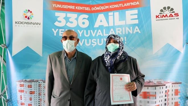 YUNUS EMRE KONUTLARI’NIN ANAHTAR TESLİMİNE BAŞLANDI