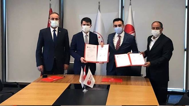 TOMARZA KABAK ÇEKİRDEĞİ KAVURMA-TUZLAMA PAKETLEME TESİSİNİN YAPIMI İÇİN İMZALAR ATILDI