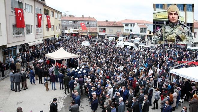 ŞEHİT UZMAN ONBAŞI GERGİN DUALARLA HAKK’A UĞURLANDI