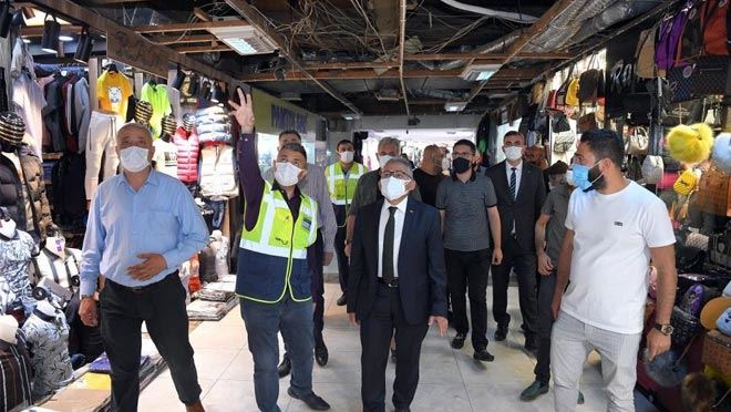 BÜYÜKŞEHİR’DEN YERALTI ÇARŞISI’NDA 10 MİLYON TL’LİK MODERN ÇALIŞMA