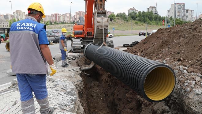 TALAS’TA YAĞMUR SUYU HATLARI GÜÇLENDİRİLİYOR