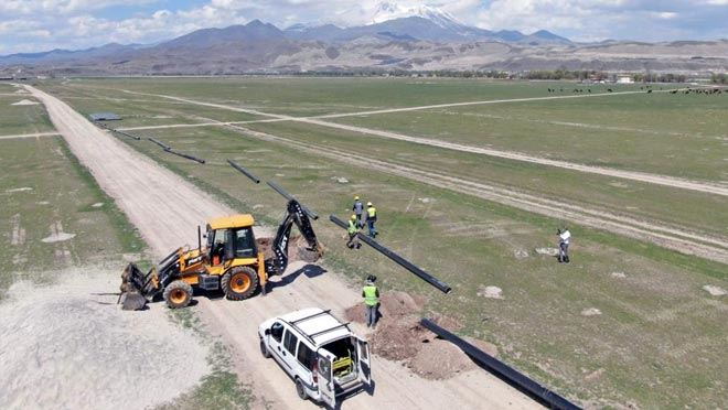 DEVELİ - SİNDELHÖYÜK MAHALLESİ’NDEKİ İÇME SU HATTI YENİLENDİ