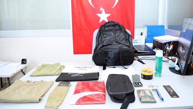 TALAS BELEDİYESİ’NİN ASKER ÇANTASINA YOĞUN TALEP