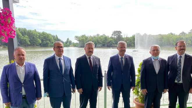 BAŞKAN AKAY BAŞKAN PALANCIOĞLU’NU AĞIRLADI