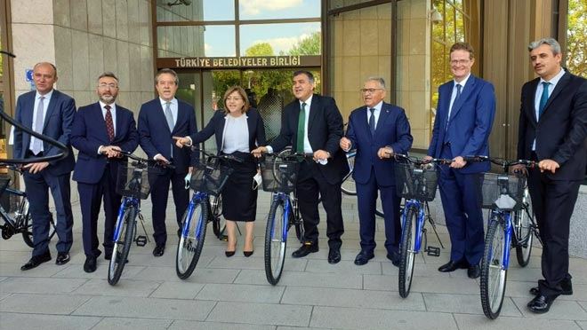 BÜYÜKKILIÇ’TAN AVRUPALI BÜYÜKELÇİLER İLE BİRLİKTE BİSİKLET FARKINDALIĞI
