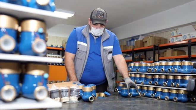 KASKİ ESKİYEN SU SAYAÇLARINI YENİLİYOR