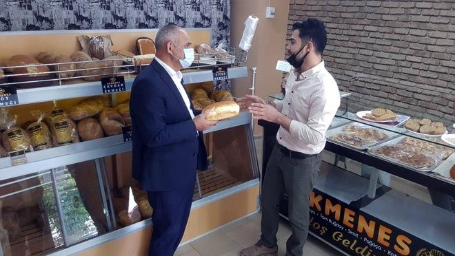 BAŞKAN ESAT ÖZTÜRK ESNAF ZİYARETLERİNE DEVAM EDİYOR