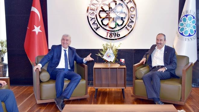 MHP İL BAŞKANI TOK’DAN KTO’YA ZİYARET