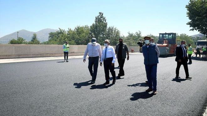 HİSARCIK-HACILAR ARASINDAKİ YOLDA SONA YAKLAŞILDI