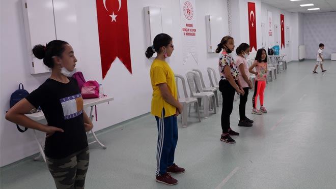 KAYSERİ’DE GSB SPOR OKULLARI COŞKUSU