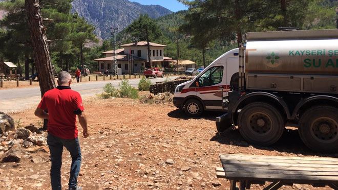 KAYSERİ ŞEKER  ALADAĞLAR MİLLİ PARKI’NDAKİ YANGIN İÇİN SEFERBER OLDU