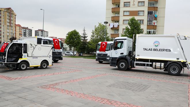 TALAS’TA TEMİZLİK FİLOSUNA TAKVİYE
