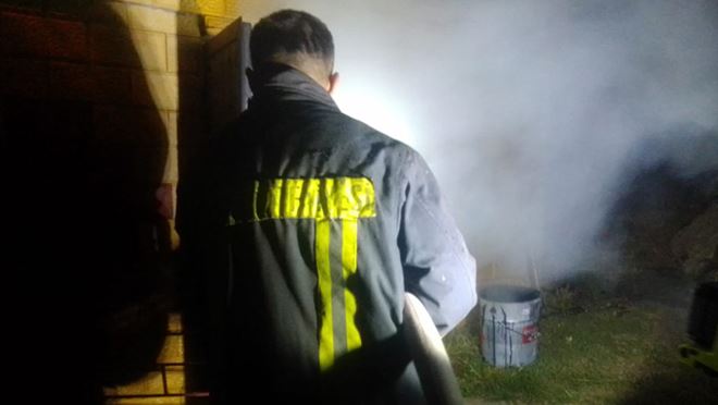 KIŞLIK YAKACAĞI YANGINDA KÜLE DÖNDÜ   