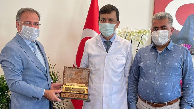 BAŞHEKİMİ SİLAY’A HAYIRLI OLSUN ZİYARETİ 