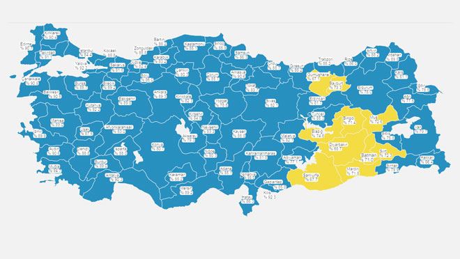 SAĞLIK BAKANLIĞI HER 100 BİN KİŞİDEKİ COVİD 19 VAKA SAYISINI AÇIKLADI