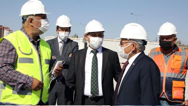 YURT İNŞAATI YERİNDE İNCELENDİ