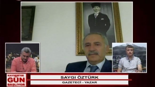 GAZETECİ SAYGI ÖZTÜRK KAY TV CANLI YAYININA KATILDI