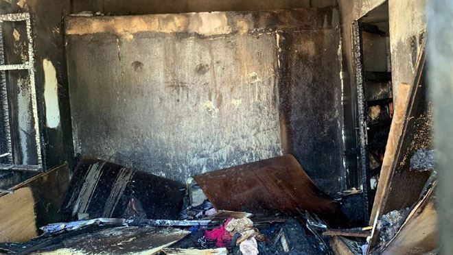 MÜSTAKİL EVDE ÇIKAN YANGINDA MUTFAK KÜLE DÖNDÜ