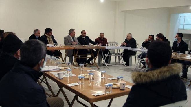 Başkan Palancıoğlu kentsel dönüşüm konutları sakinleriyle buluştu