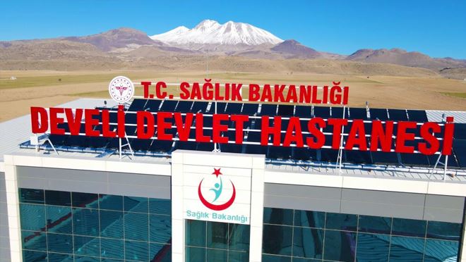 Develi Yeni Devlet Hastanesi hasta kabulü için son aşamaya geldi